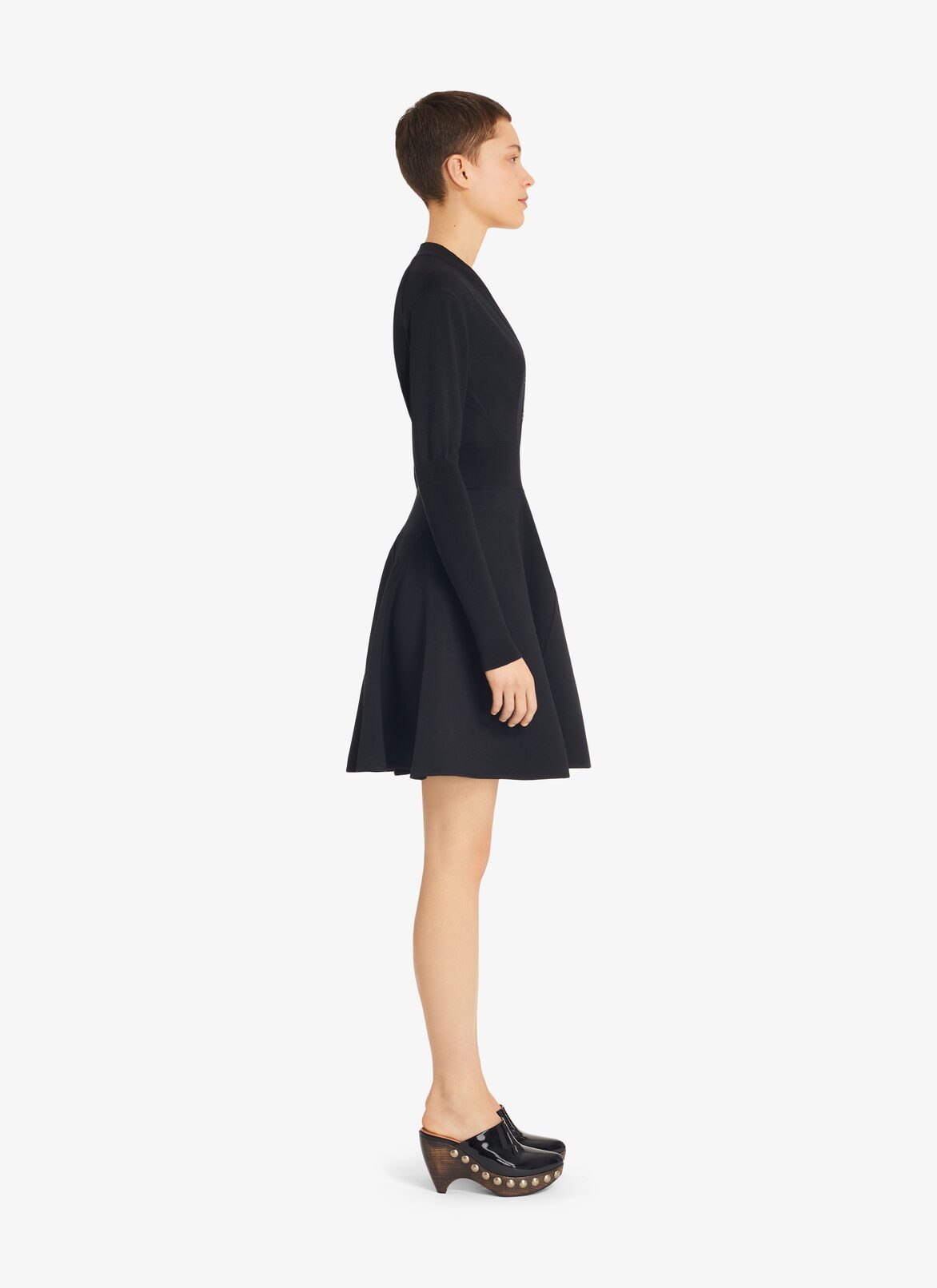Black Flared Dress ALAÏA BLACK BLACK FLARED DRESS